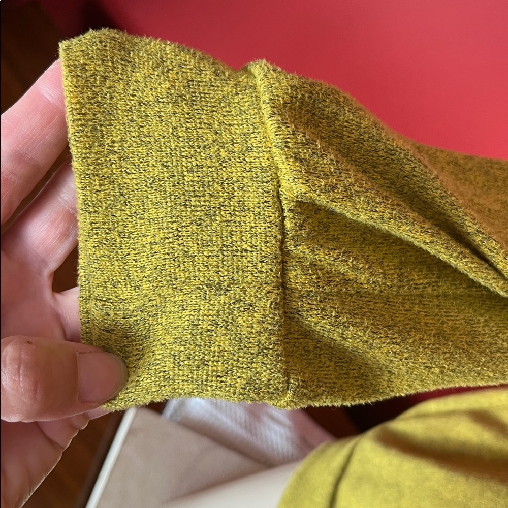 Like new Yellow heather Long Sleeve You & Me Sweater - Picture 4 of 10